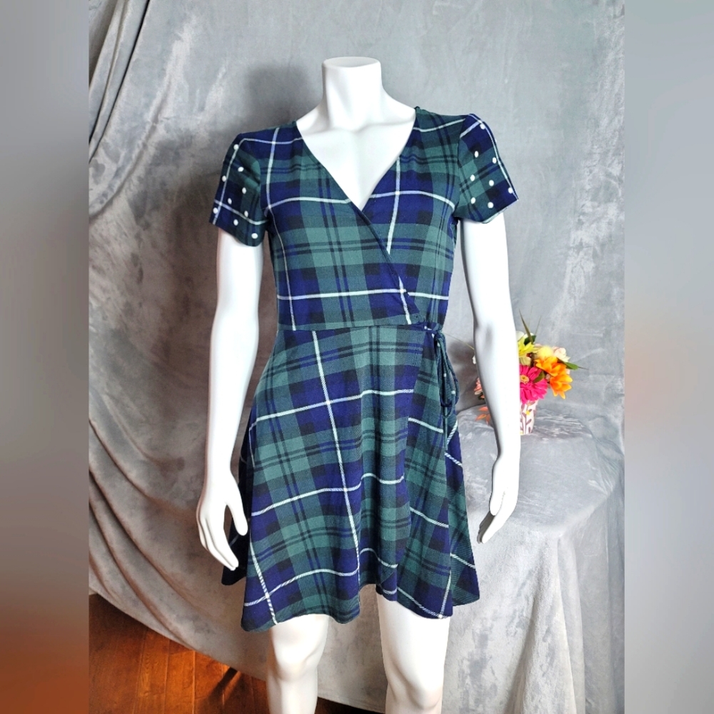 🚨🚨Reduced Blue Plaid Dress